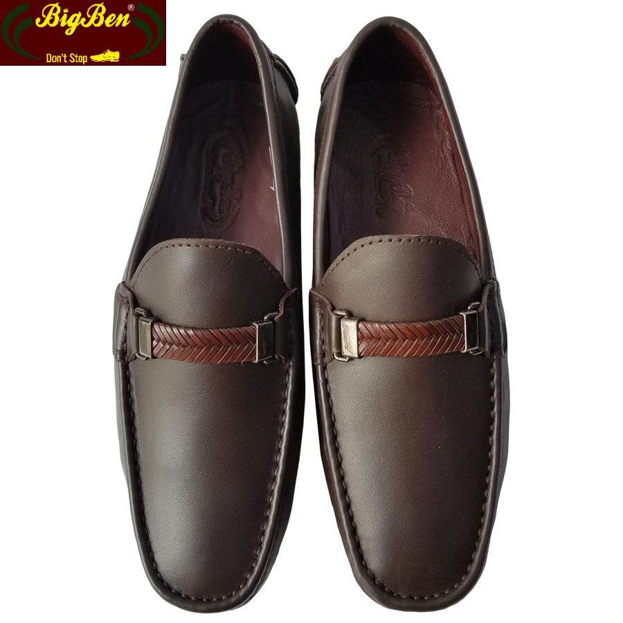 Giày Mọi Nam Da Bò BIGBEN Cao Cấp GM220