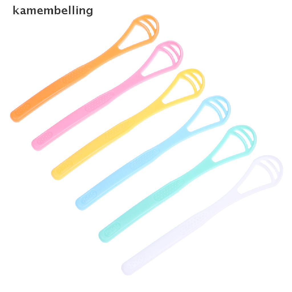 Kamembelling 1 Dụng Cụ Cạo Lưỡi Bằng Silicone Chống Vi Khuẩn Cho Trẻ Em Và Người Lớn