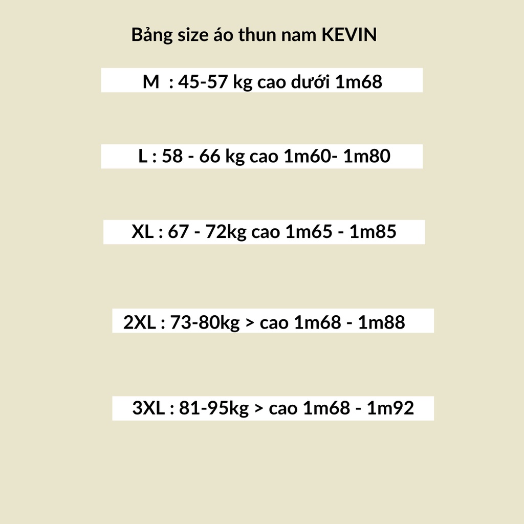 Áo thun nam cổ tròn Kevin vải cotton Compact co giãn 4 chiều in sọc