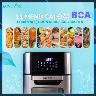 [TIẾT KIỆM 834.000đ] COMBO Nồi chiên không dầu Kuchen - Công nghệ Đức + Chảo Lòng Sâu 9 Lớp Chống Dính , Tuyết Võ BCA