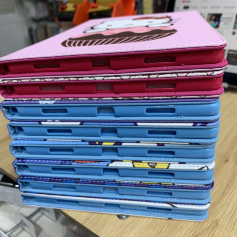 Bao da Samsung Tab A8 X200 X205 kitty doremon siêu dễ thương hàng chuẩn loại 1