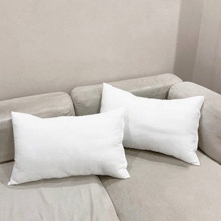 Ruột gối đầu bông gòn cao cấp có khóa kéo, lõi bông gòn kháng khuẩn đàn hồi cao-  42cm x 62cm