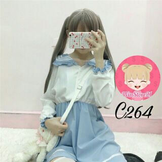 Đầm thủy thủ tiểu thư ulzzang