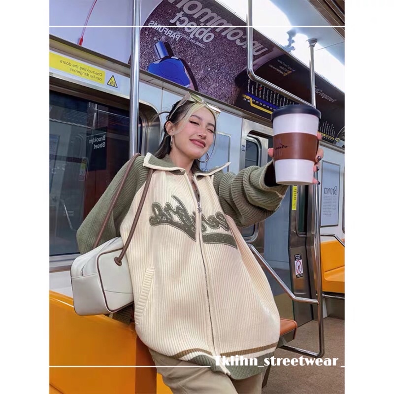 TKLIHN Áo len POLO ulzzang phong cách cổ điển thập niên 90 HOT FASHIONITA 2021