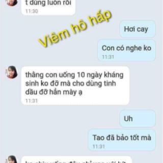 Tinh dầu thảo mộc viêm đường hô hấp 5ml