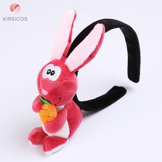 Cài Tóc Trang Điểm Thỏ Ôm Cà Rốt 4D Siêu Cưng