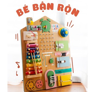 BUSY BOARD - BẢNG BẬN RỘN CHO BÉ PHÁT TRIỂN, RÈN LUYỆN KỸ NĂNG VẬN ĐỘNG TINH