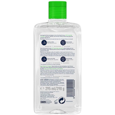 Nước Tẩy Trang Cerave Micellar Cleansing Water Làm Sạch Nhẹ Nhàng, Hiệu Quả, Cấp Ẩm Tốt 295ml Nội Địa Pháp