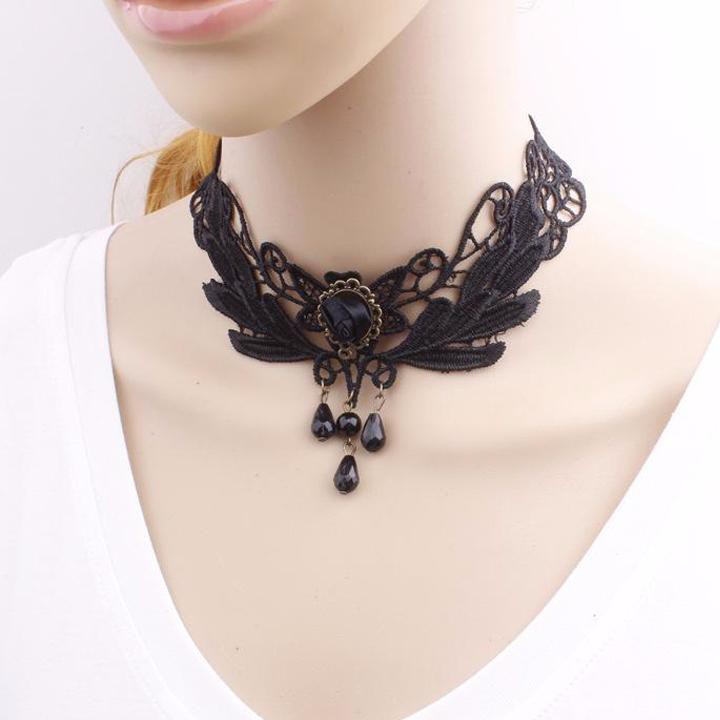 Choker vòng cổ dây chuyền thiên nga đen quà tặng xinh xắn thời trang cá tính