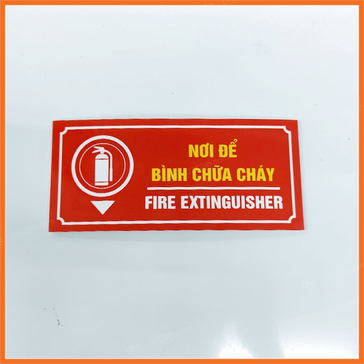 Bảng nội quy tiêu lệnh phòng cháy chữa cháy - Cấm lửa - Cấm hút thuốc - Exit