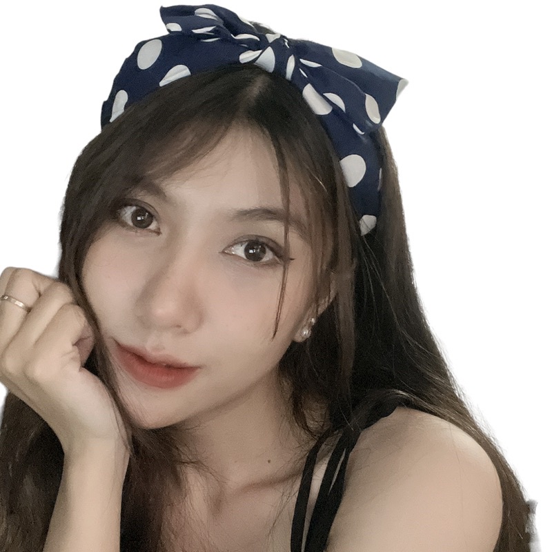 Cài tóc nơ xinh thời trang nữ dễ thương - Băng đô tóc nơ xinh