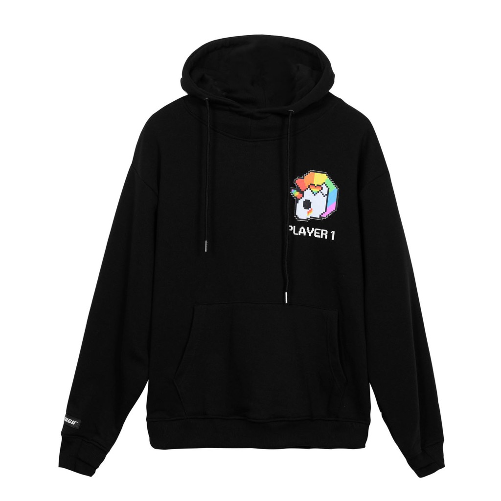 ÁO HOODIE HUGU ZEB GAME SS1 - BLACK | BigBuy360 - bigbuy360.vn