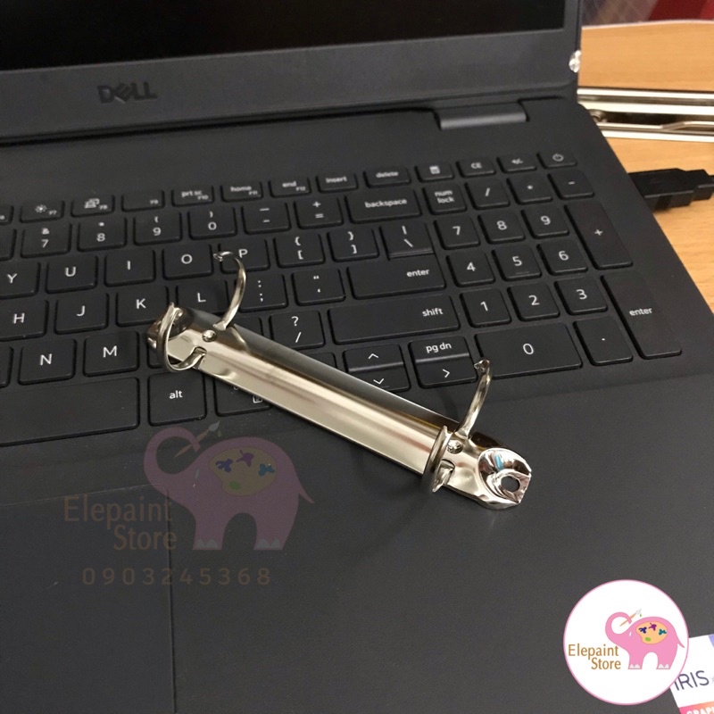 Set 10 kẹp còng nhẫn mạ inox