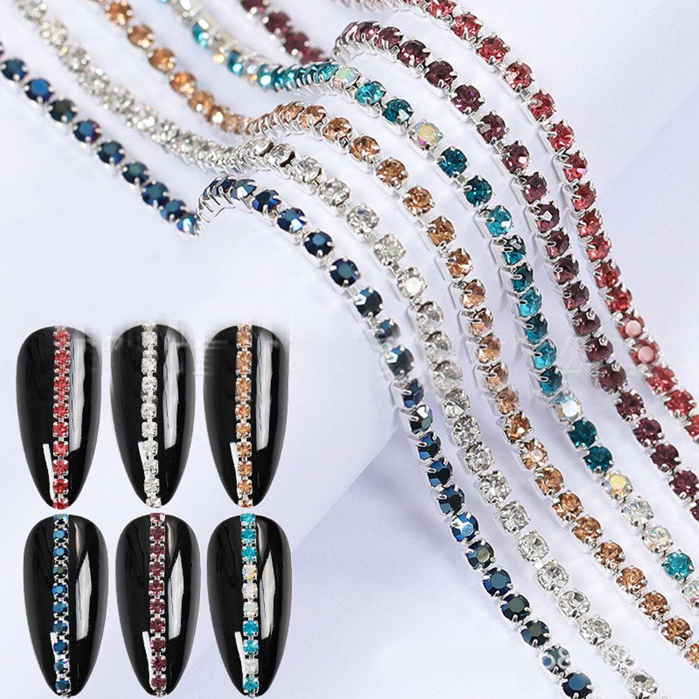 Dây Chuyền Kim Loại Phong Cách Punk|Phụ Kiện Trang Trí Móng Nghệ Thuật DIY Charms