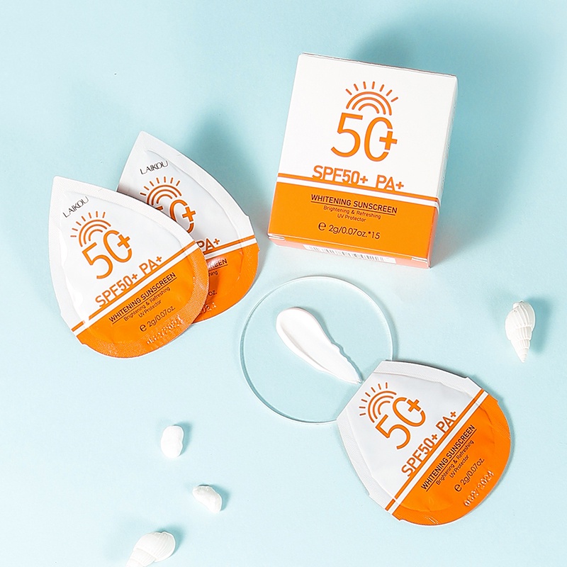 Kem Chống Nắng LAIKOU SPF50 PA+ 30g Giúp Làm Trắng Da