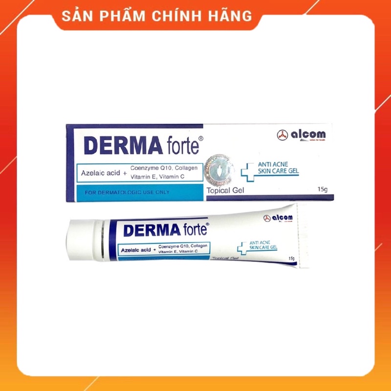 Derma Forte giảm mụn - Gel giảm mụn, giảm thâm Derma Forte 15g