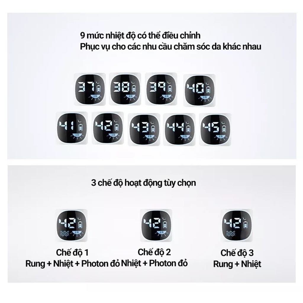 Máy Massage Mắt Cầm Tay Mini Nhiệt Rung Crenot Erie V2 Mát Xa Giảm Quầng Thâm Bọng Nhức Mỏi Mờ Nếp Nhăn Chống Lão Hóa