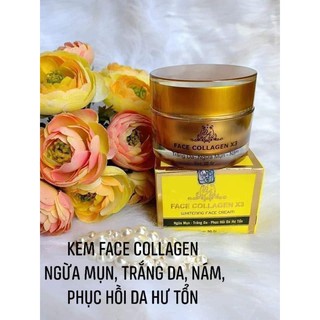 [CHÍNH HÃNG100%] KEM FACE COLLAGEN X3 làm TRẮNG HỒNG MỊN MÀNG