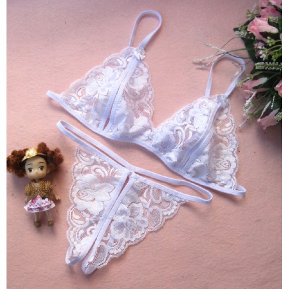 Bộ đồ lót ren midi đơn giản | BigBuy360 - bigbuy360.vn