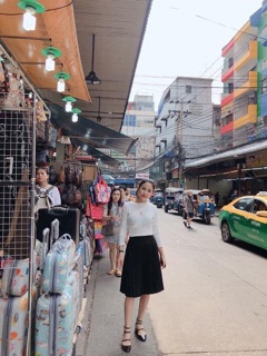 Váy xếp ly Thái Lan