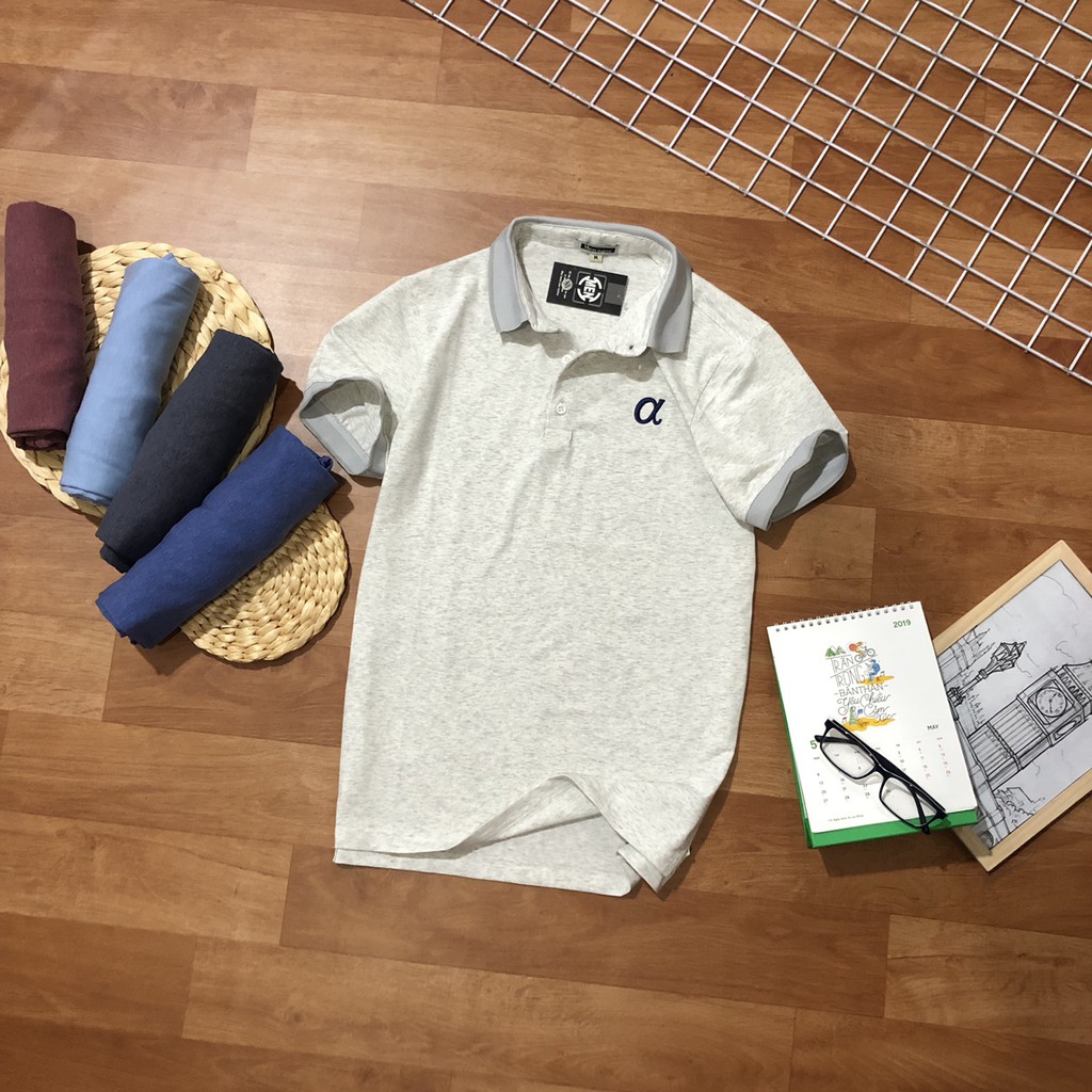 ÁO THUN NAM ANPHA CỔ BẺ (NEW) | BigBuy360 - bigbuy360.vn