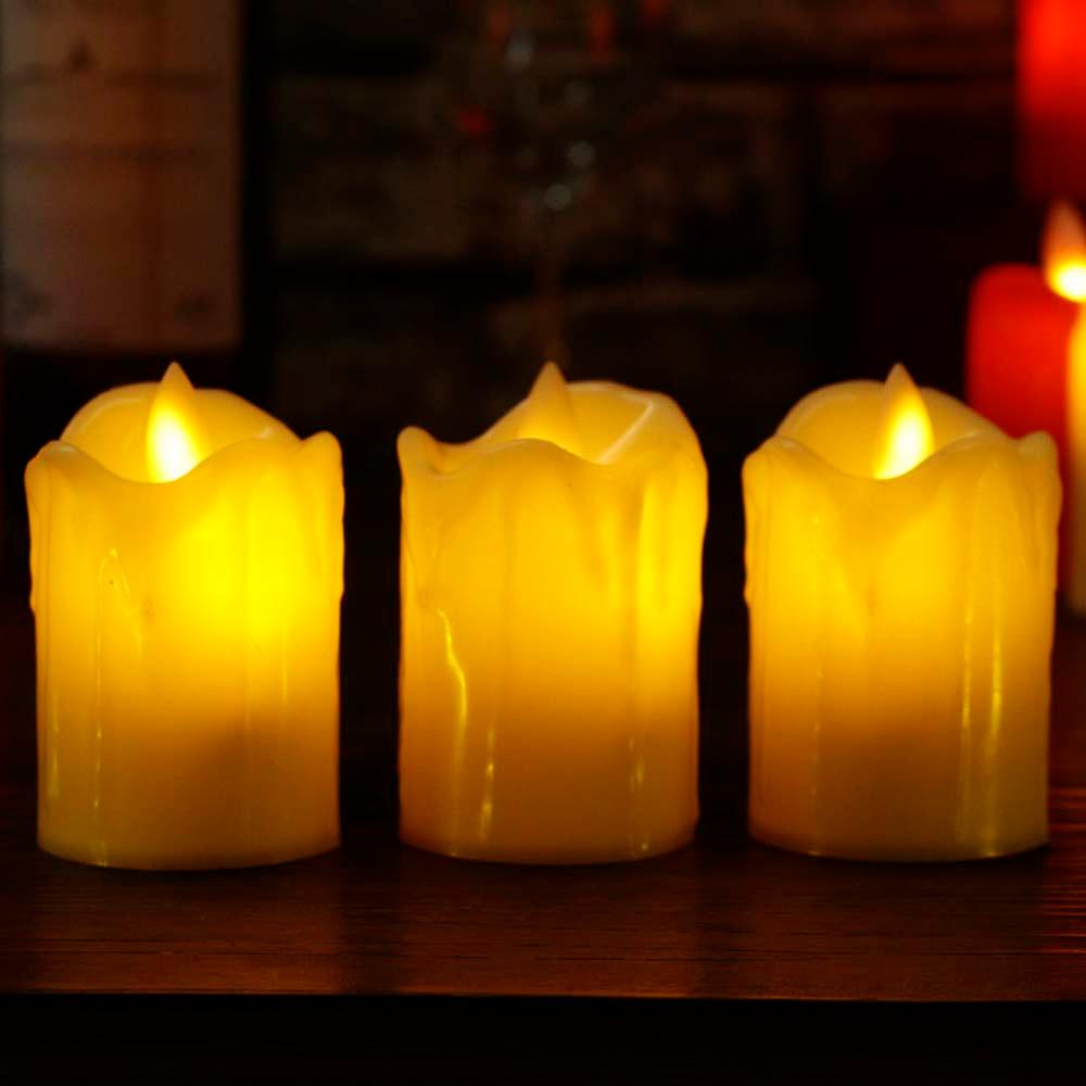 Đèn Led Hình Nến Điện Tử Trang Trí Bữa Tối / Sinh Nhật / Đám Cưới / Năm Mới