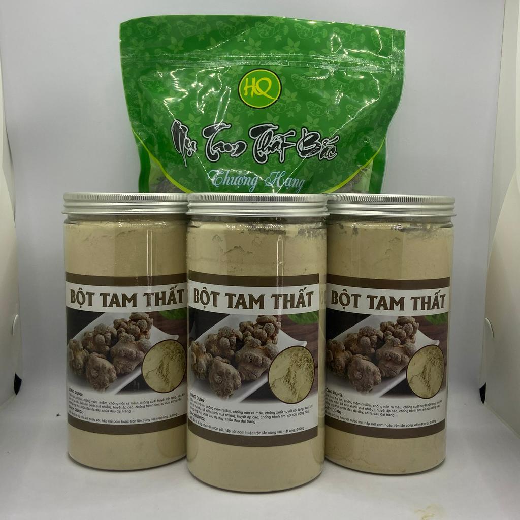Bột Tam Thất Bắc loại 1 Nguyên Chất 500gr, Bột Tam Thất Bắc khô hàng loại 5 củ - Đặc Sản Nông Sản Tây Bắc