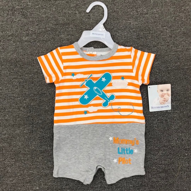 Body cộc Buster Brown máy bay 0-24M