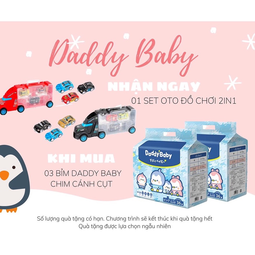 ⚡TẶNG QUÀ⚡Bỉm DADDY BABY nội địa HÀN QUỐC, Bỉm DADDY BABY xuất Nhật CAO CẤP S28/M24/L20/XL18/XXL17