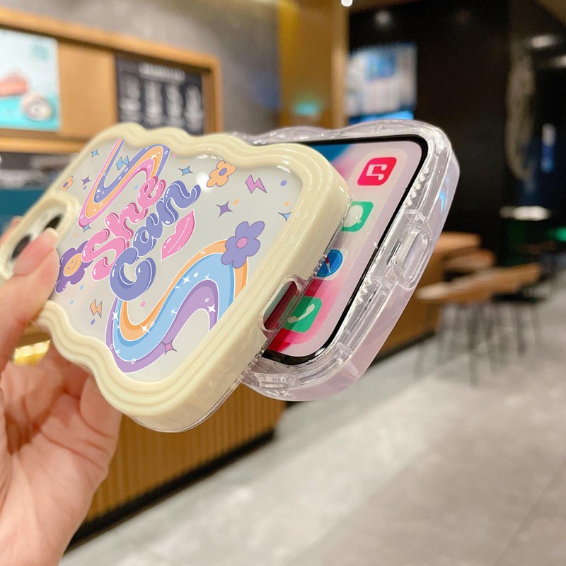 Suntaiho Ốp lưng iphone Ốp Điện Thoại mềm trong suốt in graffiti thích hợp cho iPhone 13 11 12 Pro Max X XS Max XR 7 8 Plus