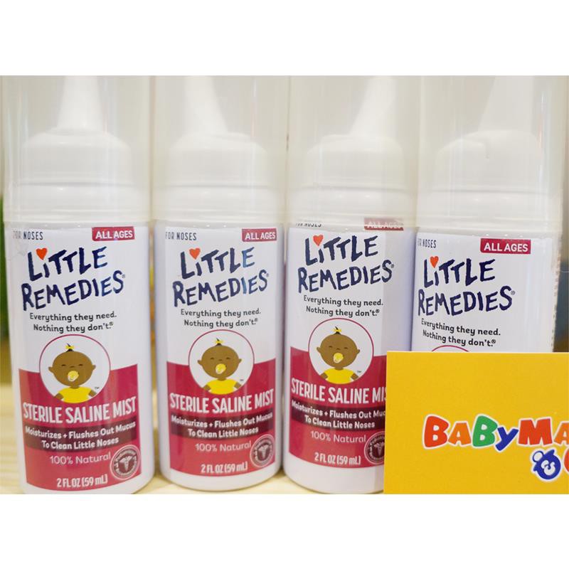 Xịt mũi Little Remedies