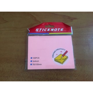 Giấy note 3x4 5 màu dạ quang