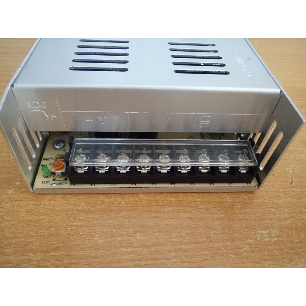 Bộ nguồn 24V 20A có quạt tản nhiệt