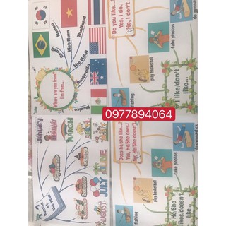 Mindmap sơ đồ tư duy Family and Friends Special 4-  kích thước  A3-ép plastics