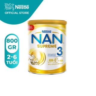 Sữa NAN Supreme số 3 - 900g (dành cho bé từ 2 - 6 tuổi)