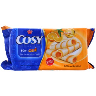 Bánh quế Cosy nhân kem cam 132g a