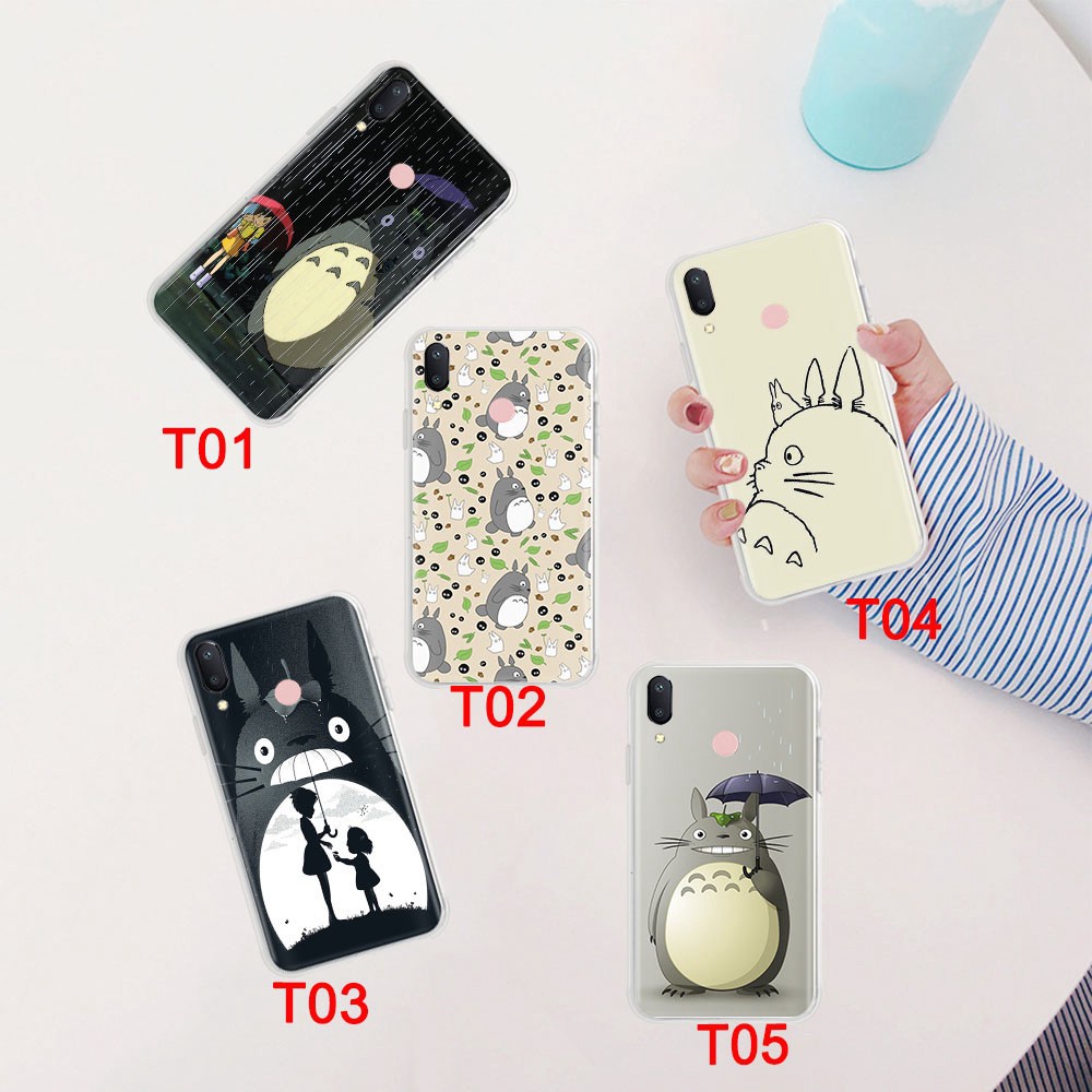 Ốp Điện Thoại Mềm Trong Suốt Hình Totoro 200gt Cho Motorola Moto G6 G4 G5 G5S Play Plus