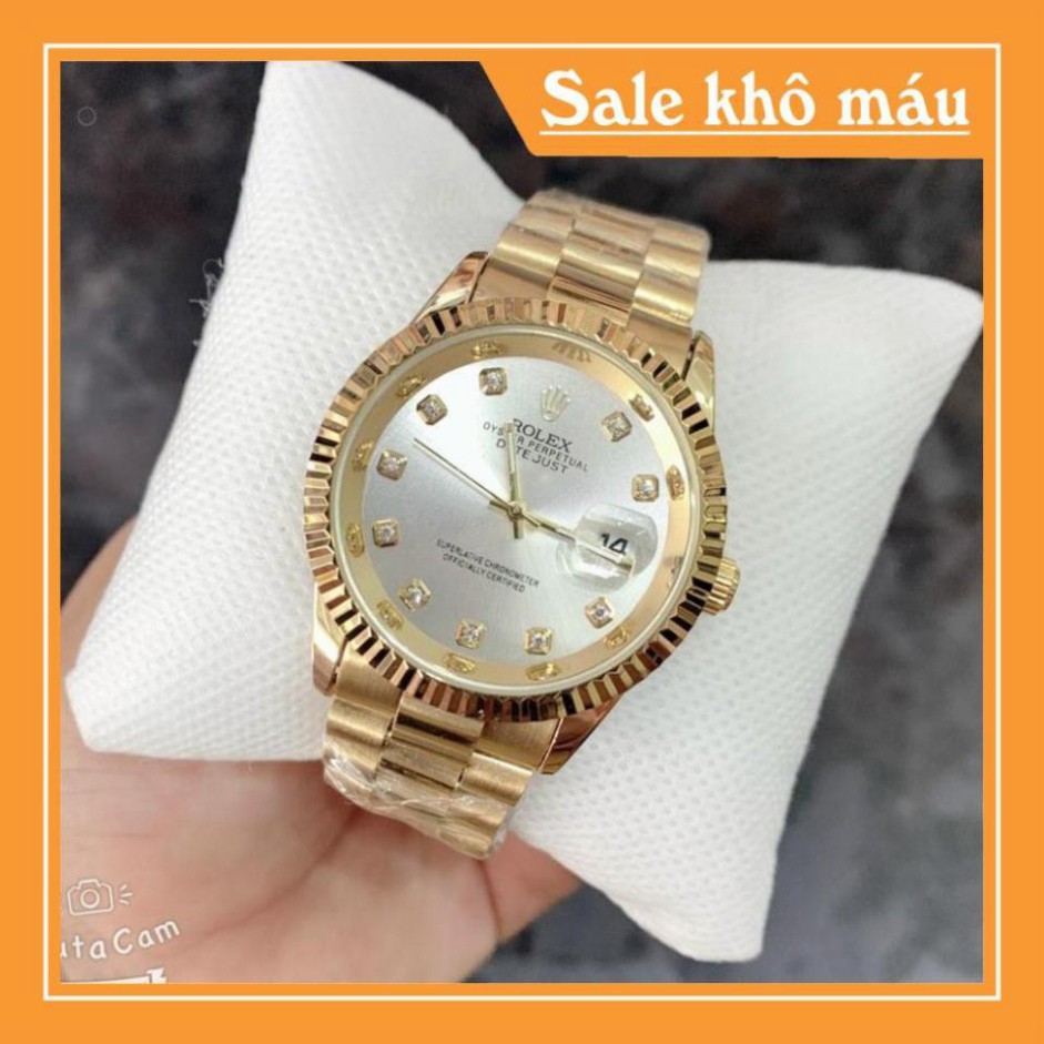 Đồng hồ Nam Rolex dây thép nguyên khối sang trọng đẳng cấp