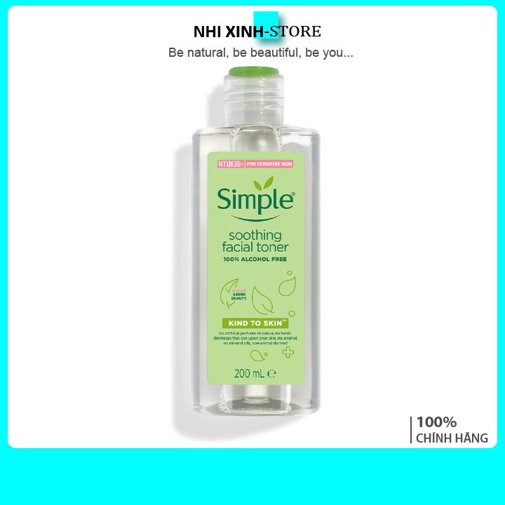 [NEW 2020] Nước Hoa Hồng Simple Kind To Skin Soothing Facial Toner