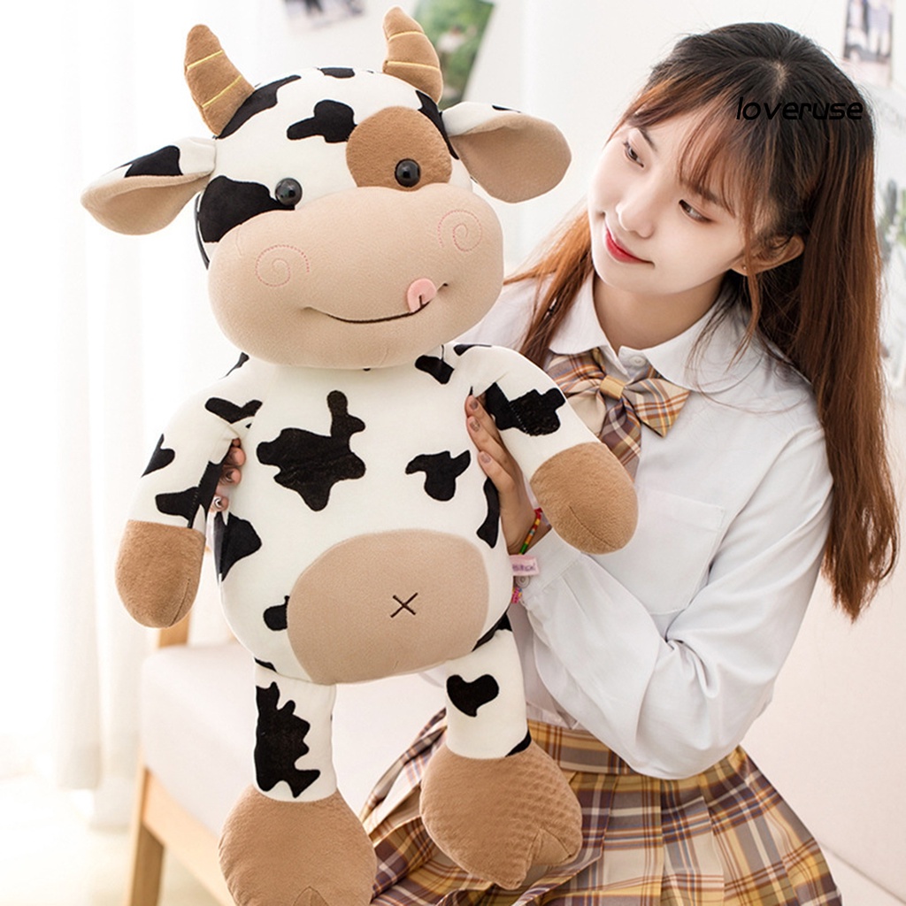 Đồ chơi nhồi bông Hình Chú Bò Sữa Dễ Thương Cho Bé