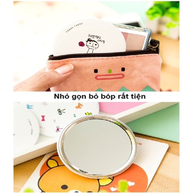 Gương mini siêu cute Hàn quốc