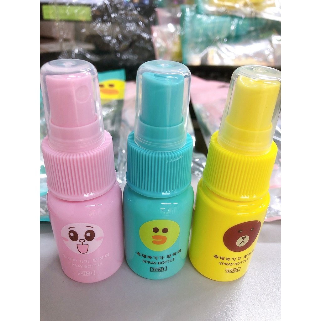 Bình Chiết Mỹ Phẩm dạng xịt Đi Du Lịch Line Friends Spray Bottles (30ml) - 4897065484281