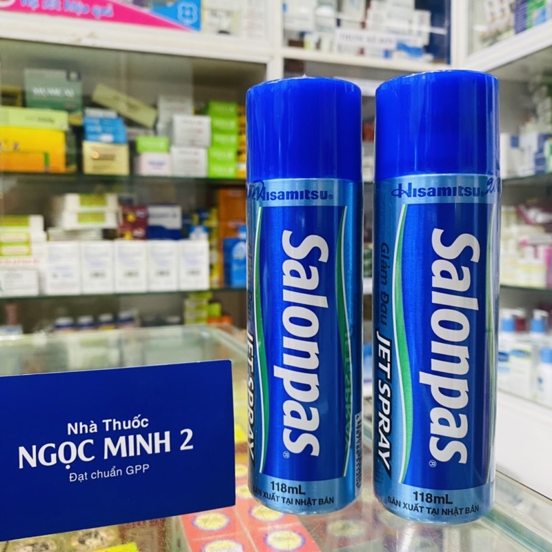 ✅ [CHÍNH HÃNG]XỊT SPRAY SALONPAS JET SPAY MẪU MỚI