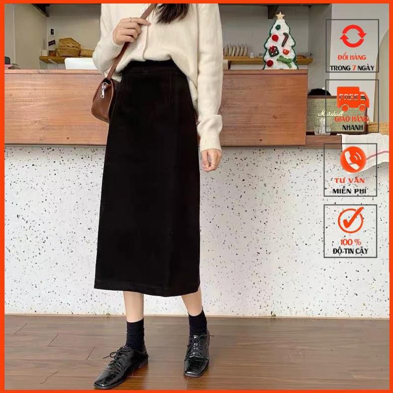 Chân Váy Dài midi trơn mã 306 | BigBuy360 - bigbuy360.vn