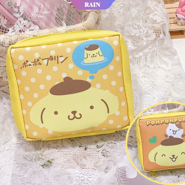 Sanrio Túi Đựng Khăn Giấy / Tiền Xu / Thẻ Du Lịch In Họa Tiết Hoạt Hình Cinnamoroll Kuromi My Melody Hello Kitty Dành Cho Bé Trai Bé Gái