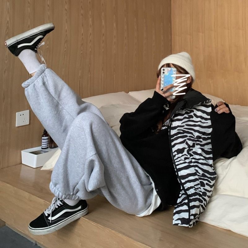 Quần Jogger Nam Nữ Chất Nỉ Form To Rộng