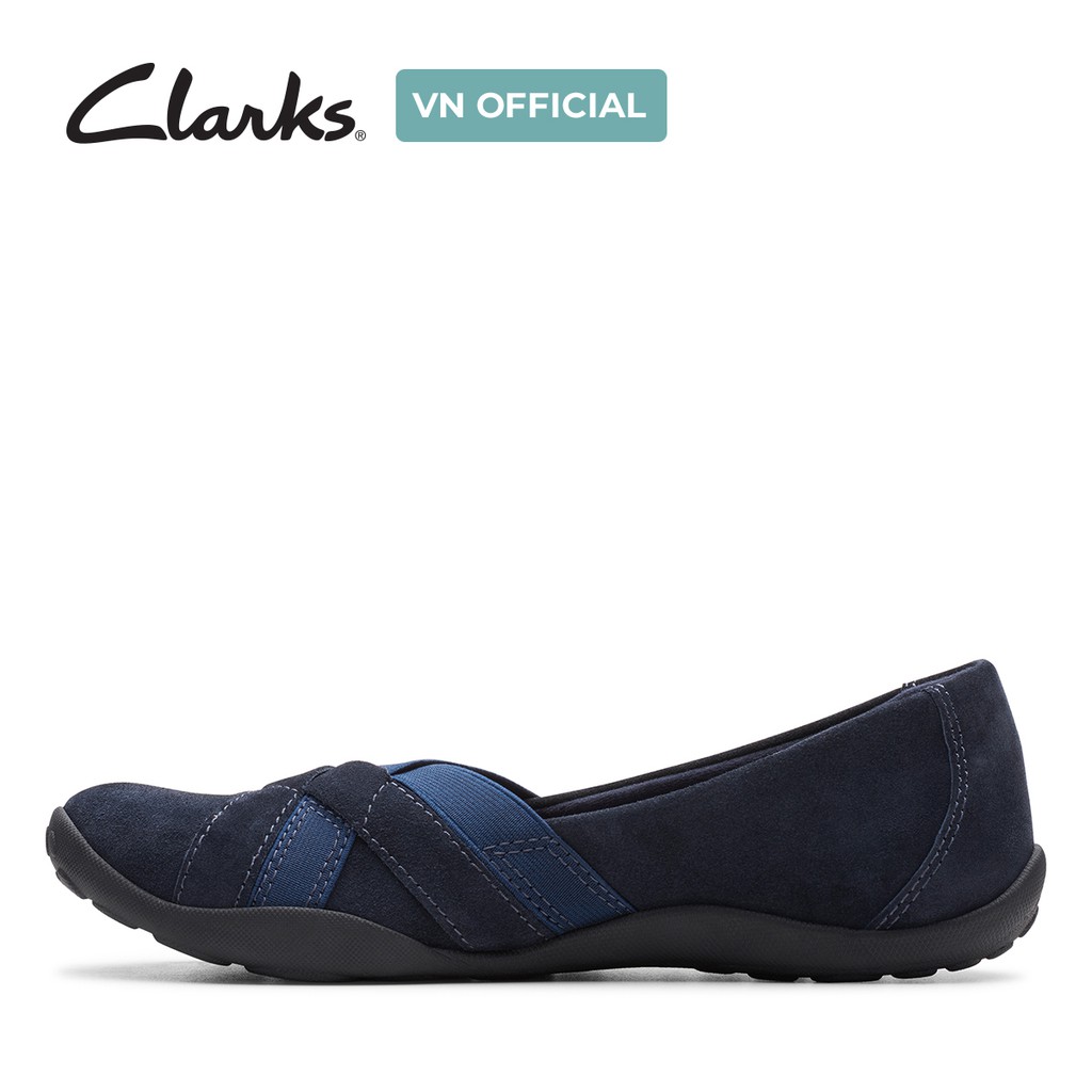 Giày da lộn nữ CLARKS Haley Jay