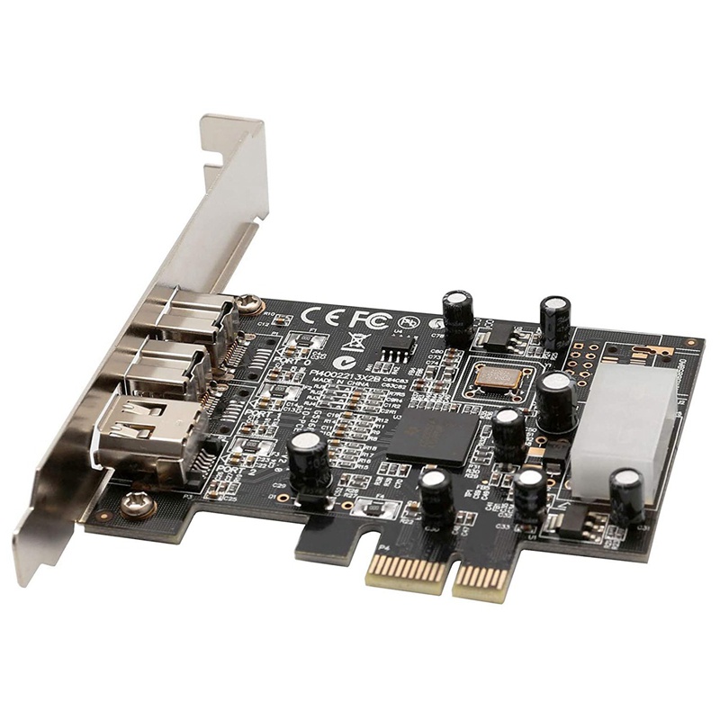 Card chuyển đổi SY-PEX30016 3 cổng IEEE 1394 Firewire 1394B & 1394A PCIe 1.1 X1