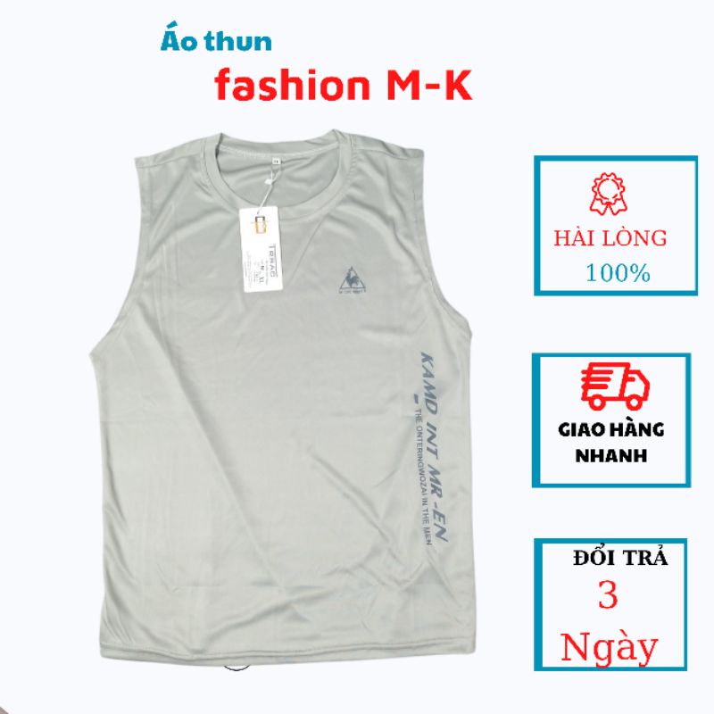 Áo Ba Lỗ Thun Lạnh, Vải 4 Chiều ,Thể Thao Năng Động, Thoáng Mát, Dễ Chịu