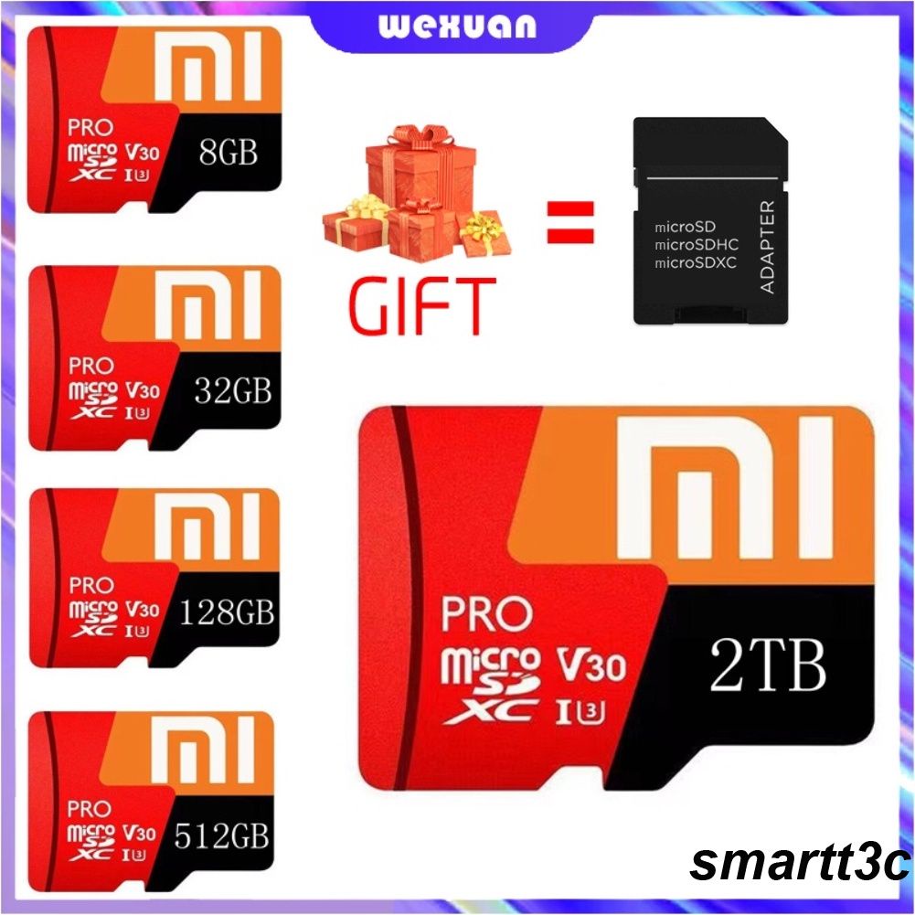 Thẻ nhớ Micro SD Xiaomi dung lượng 1TB 16GB 32GB 64GB 128GB 128GB 512GB 256GB cho điện thoại